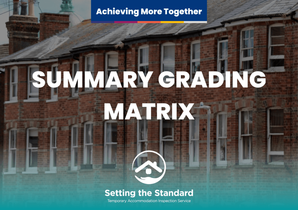 StS Summary Grading Matrix - Commissioning Alliance